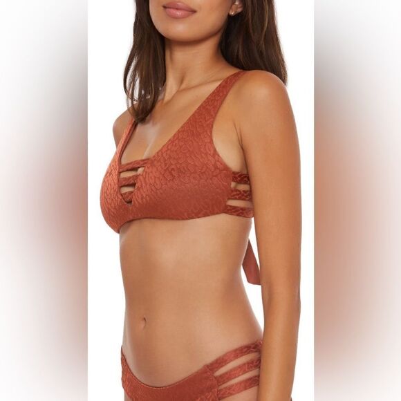Becca Bronzed Bralette Bikini Top-NWT - Picture 4 of 4